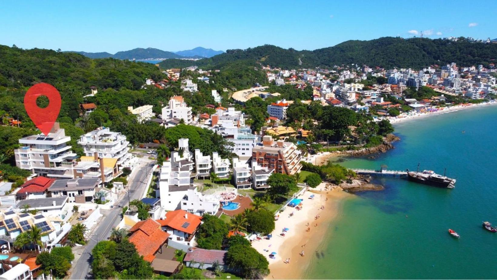 1083 - Apartamento Com Vista Para O Mar Em Bombinhas Ngoại thất bức ảnh